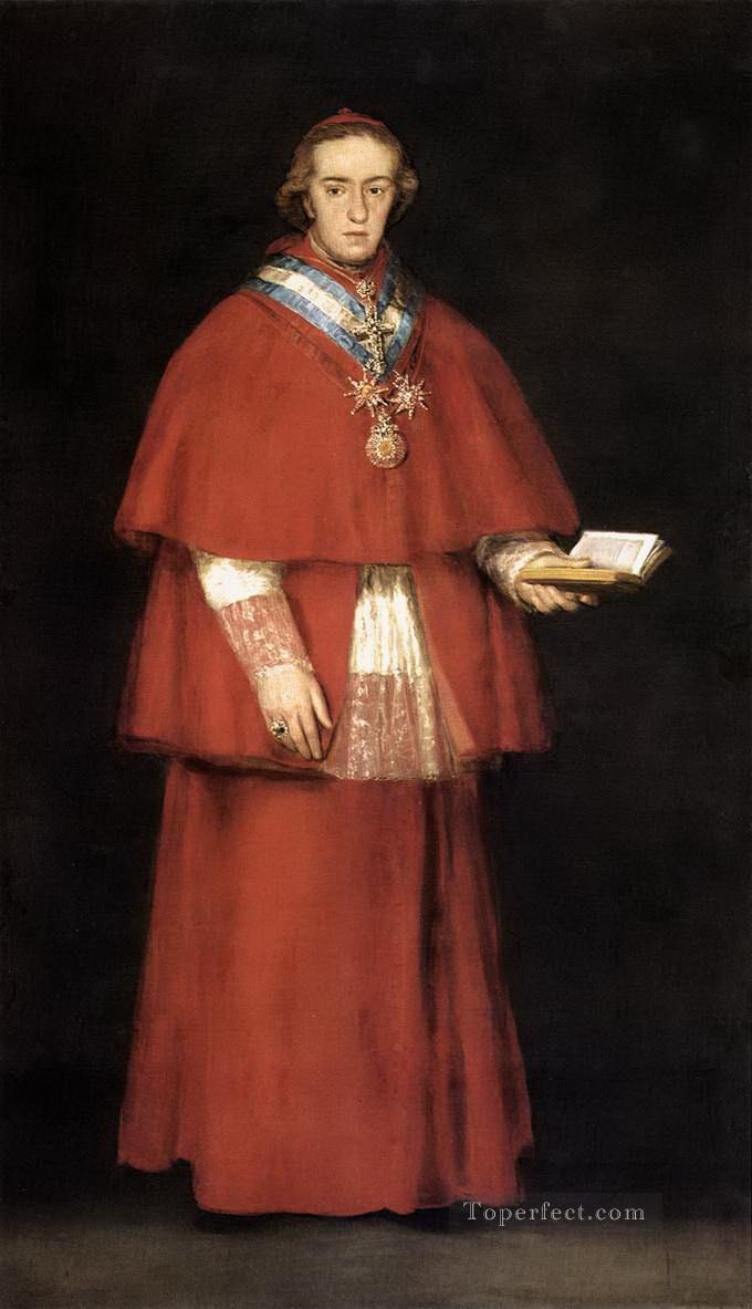 Cardinal Luis Maria de Borbon y Vallabriga Francisco de Goya Oil Paintings